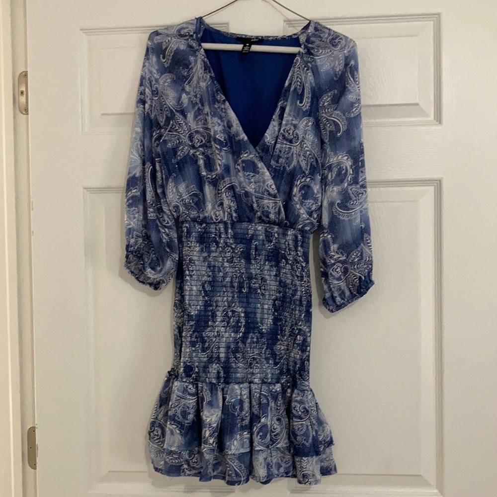 Aqua blue dress